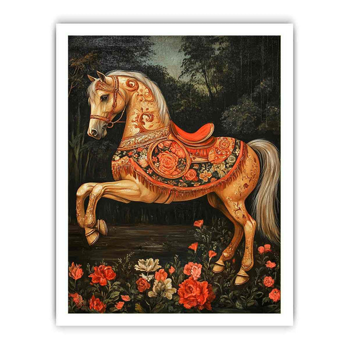 Little Horse Canvas Painting 