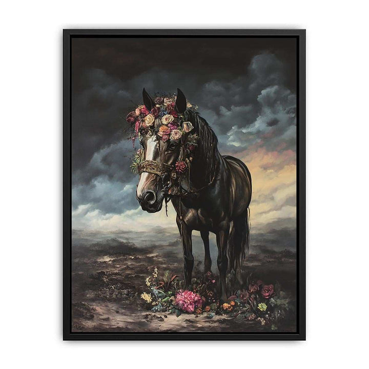 Equine Horse Canvas Painting 