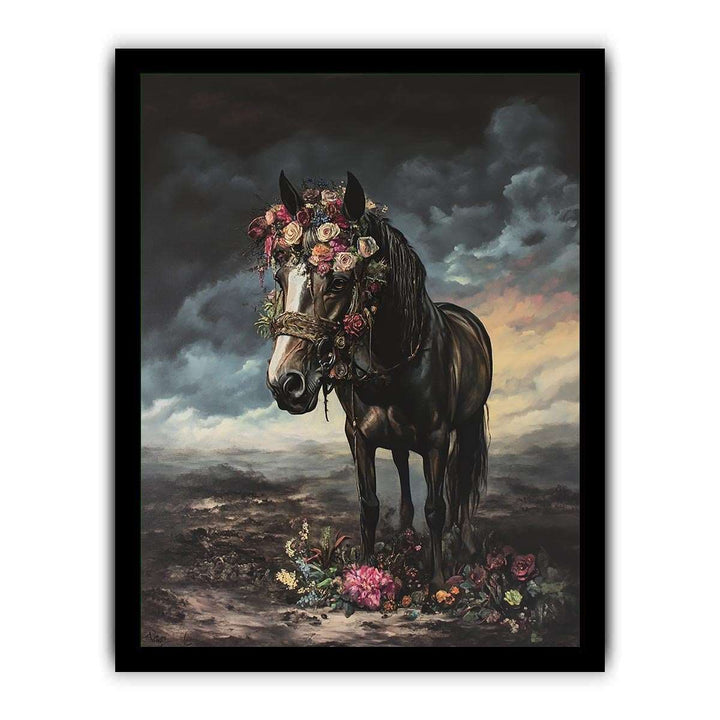 Equine Horse Canvas Painting 