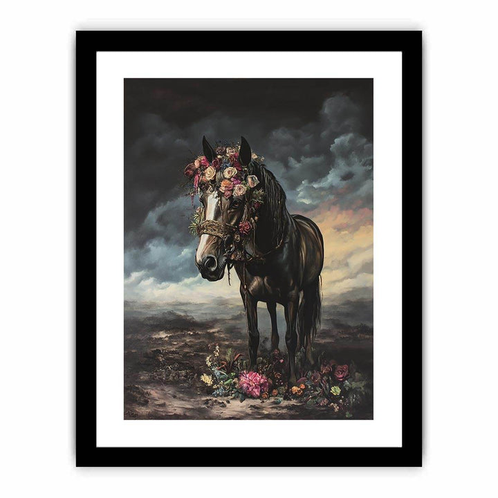 Equine Horse Canvas Painting 