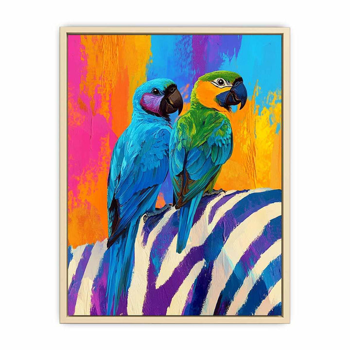 Macaws Canvas Painting 