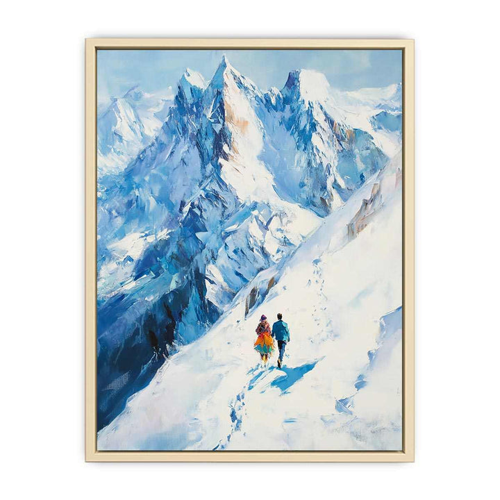 To Mount Everest Canvas Painting 