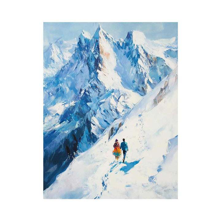 To Mount Everest Oil Painting