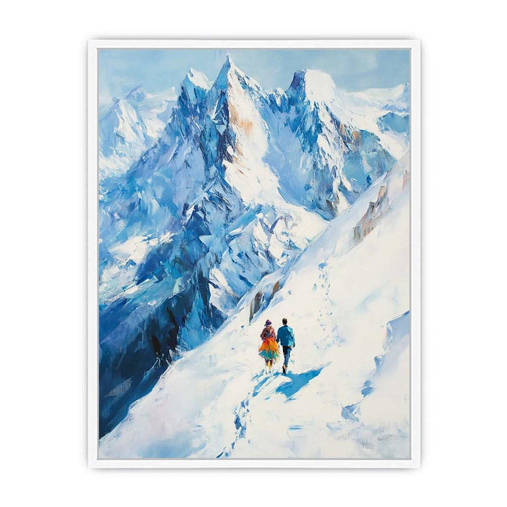 To Mount Everest Canvas Painting 