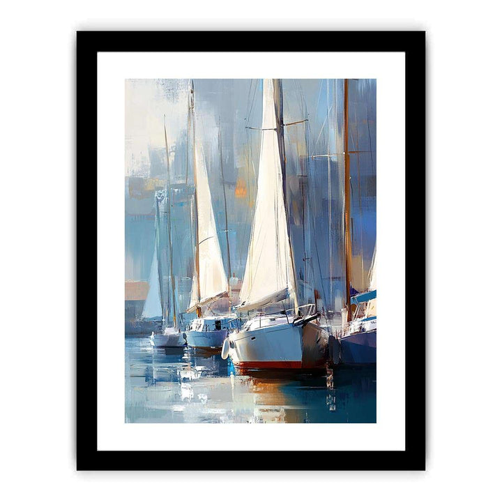 Yachts Canvas Painting 