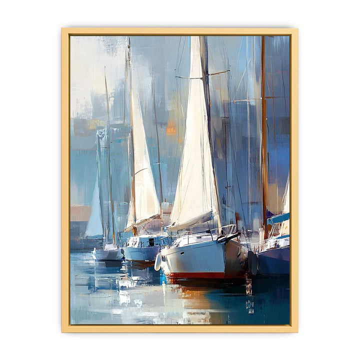 Yachts Canvas Painting 