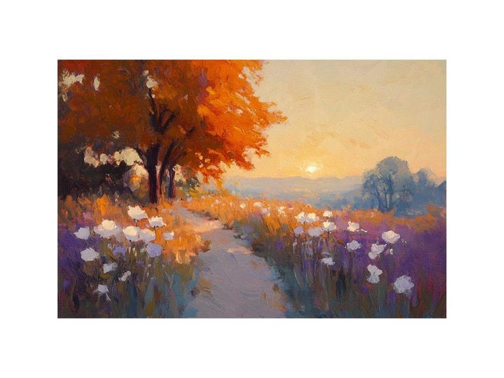 Autum Landscape Oil Painting