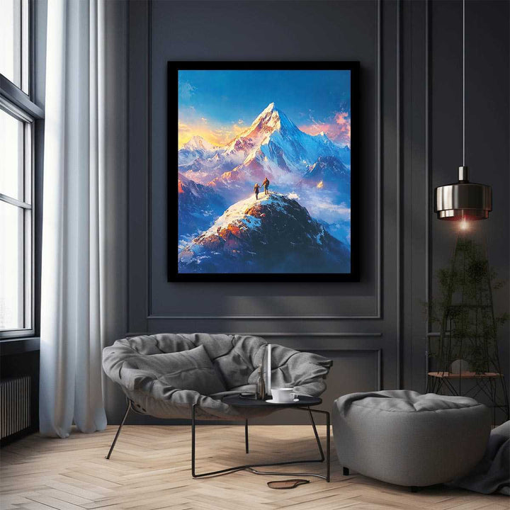 On Top Canvas Painting 