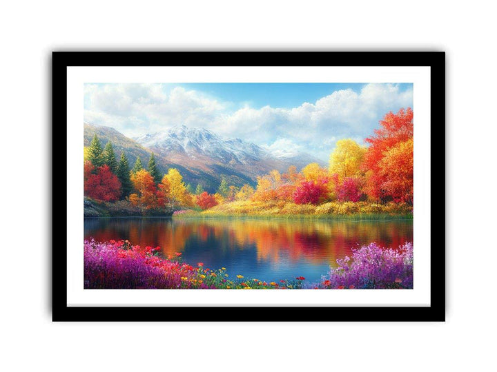 Autum Landscape Canvas Painting 