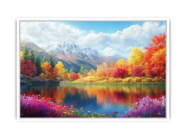 Autum Landscape Canvas Painting 