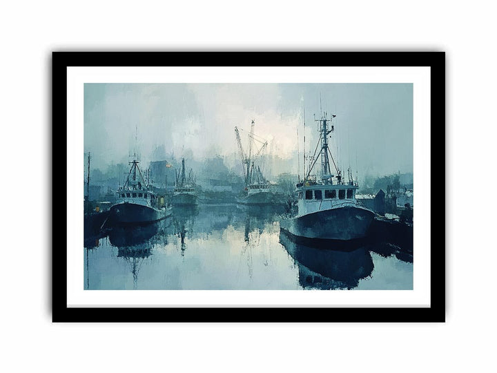 Harbor Canvas Painting 