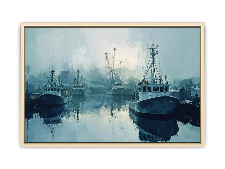 Harbor Canvas Painting 