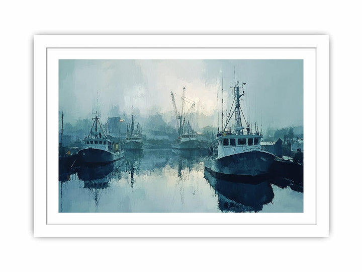 Harbor Canvas Painting 