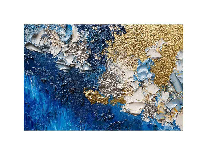 Blue Gold  Oil Painting