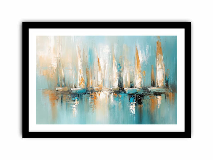 Water Parking Canvas Painting 