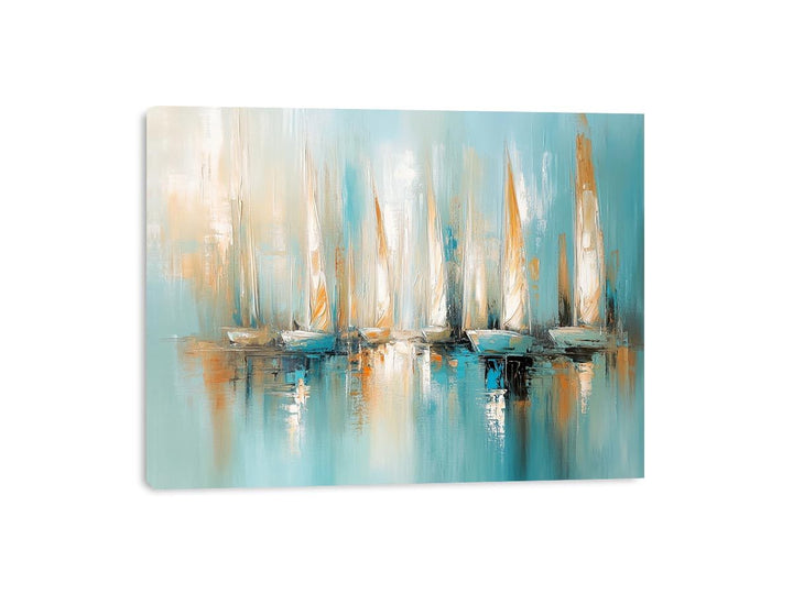 Water Parking Canvas Painting 