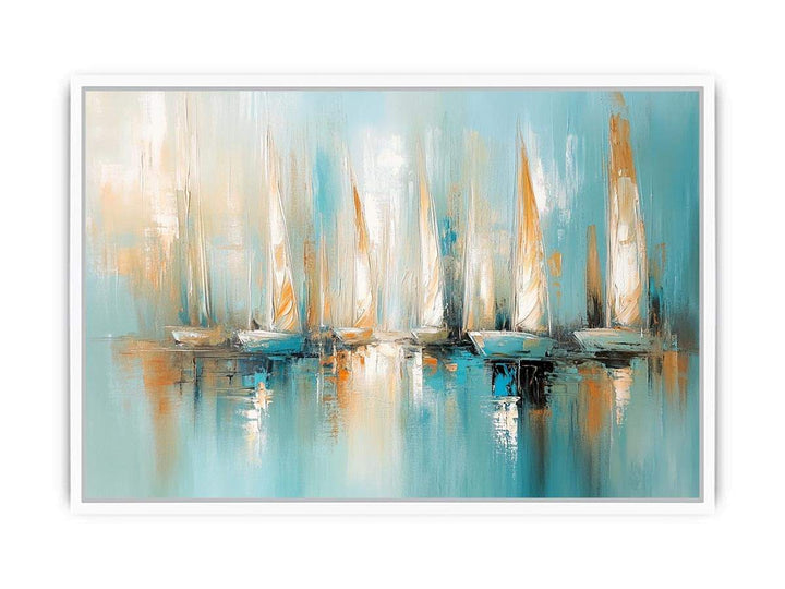 Water Parking Canvas Painting 