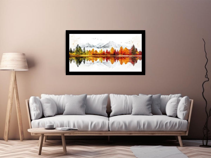 Autum Trees Canvas Painting 