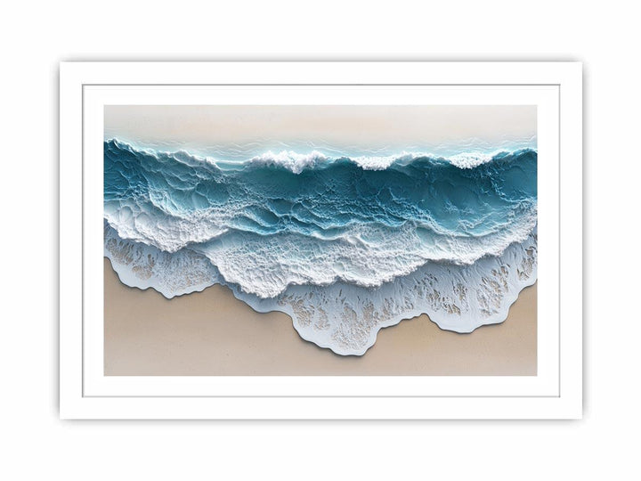 Abstract Waves Canvas Painting 