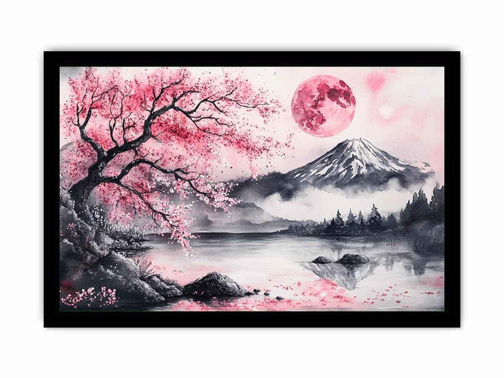 Cherry Blossom Canvas Painting 