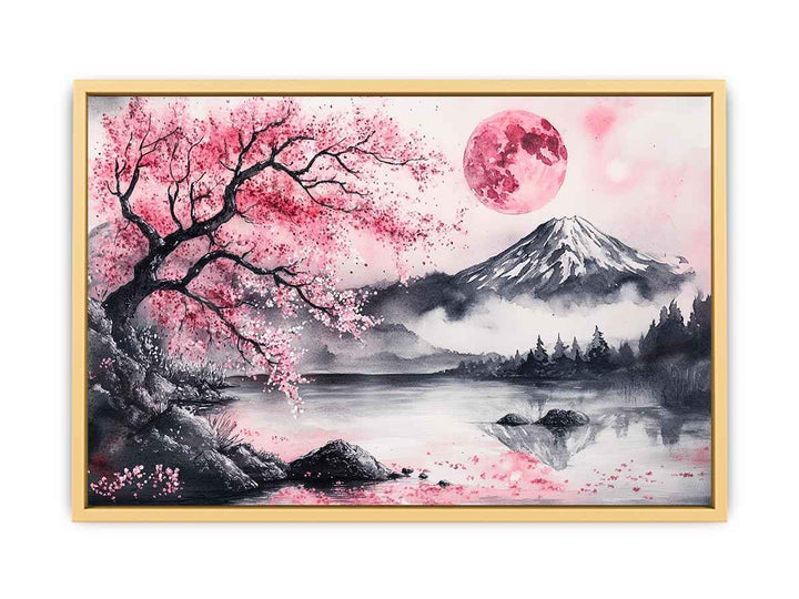 Cherry Blossom Canvas Painting 