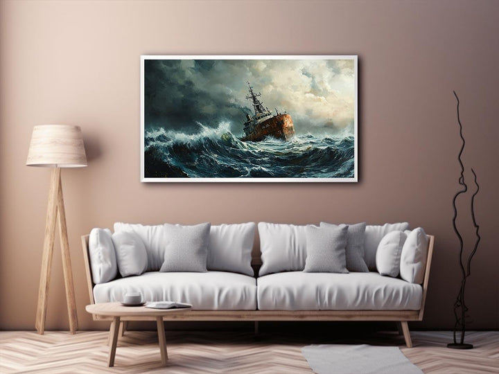 Turbulance Canvas Painting 