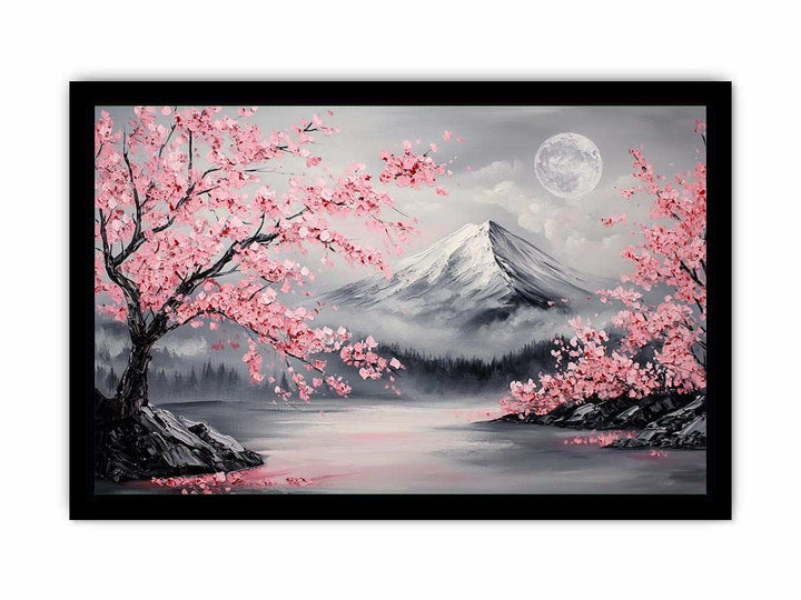 Mount Fiji Canvas Painting 