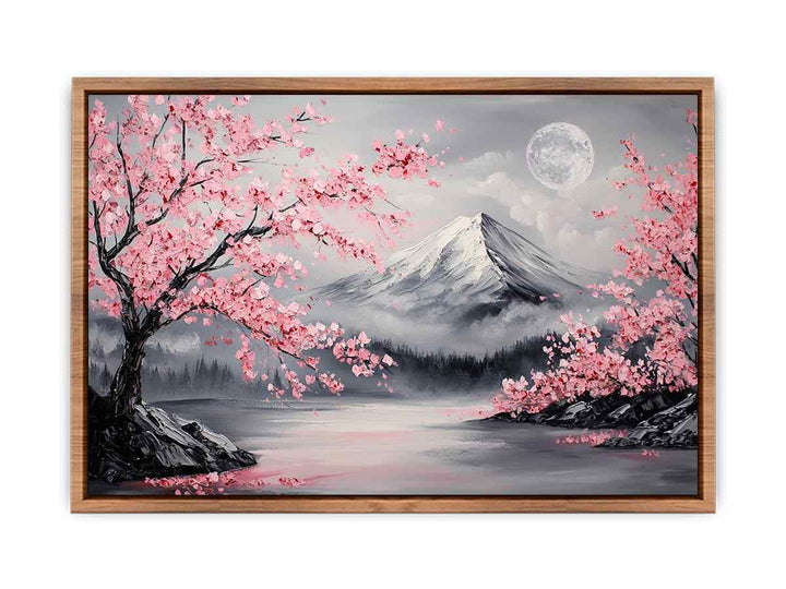 Mount Fiji Canvas Painting 