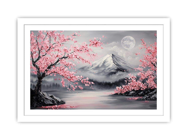 Mount Fiji Canvas Painting 