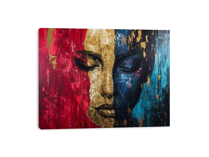 Two Faced Canvas Painting 