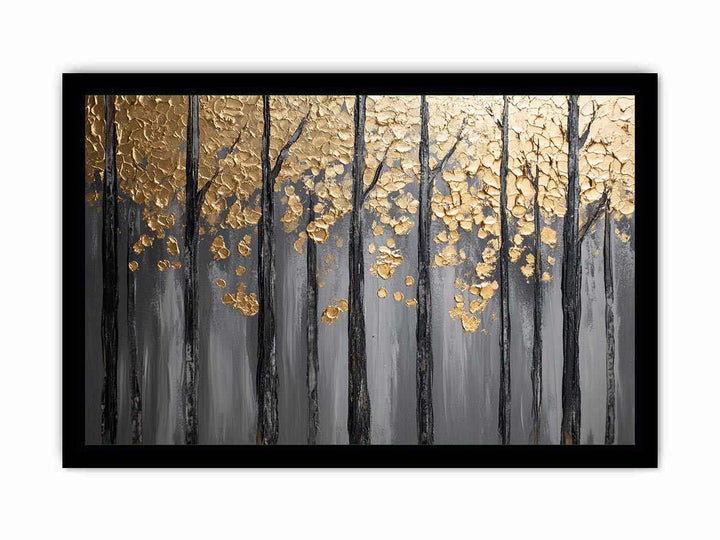 Gold Accents Canvas Painting 