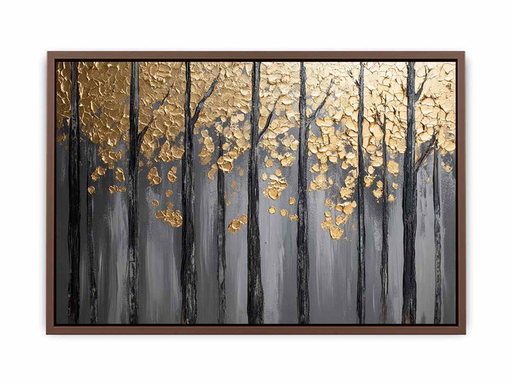 Gold Accents Canvas Painting 