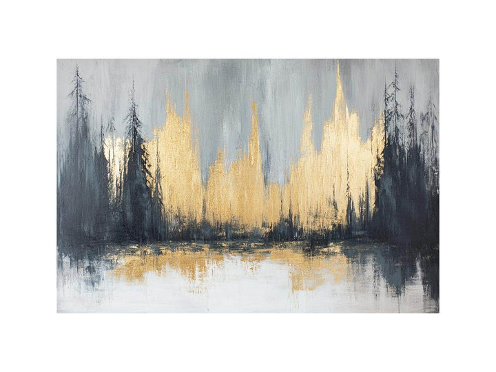 Gold Forest Oil Painting