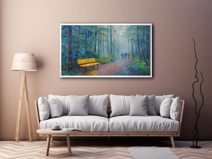 Walk In The Park II Canvas Painting 