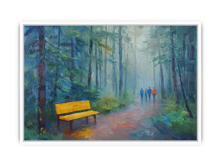 Walk In The Park II Canvas Painting 