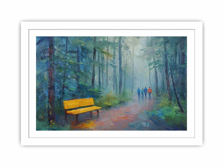 Walk In The Park II Canvas Painting 