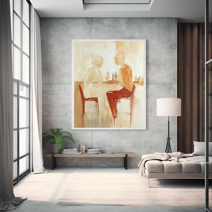 Conversation Canvas Painting 