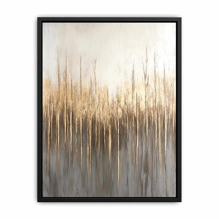 Silver Gold Canvas Painting 