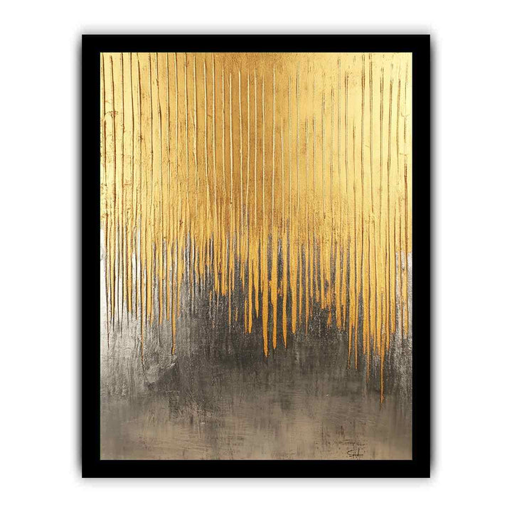 Gold Foil Canvas Painting 