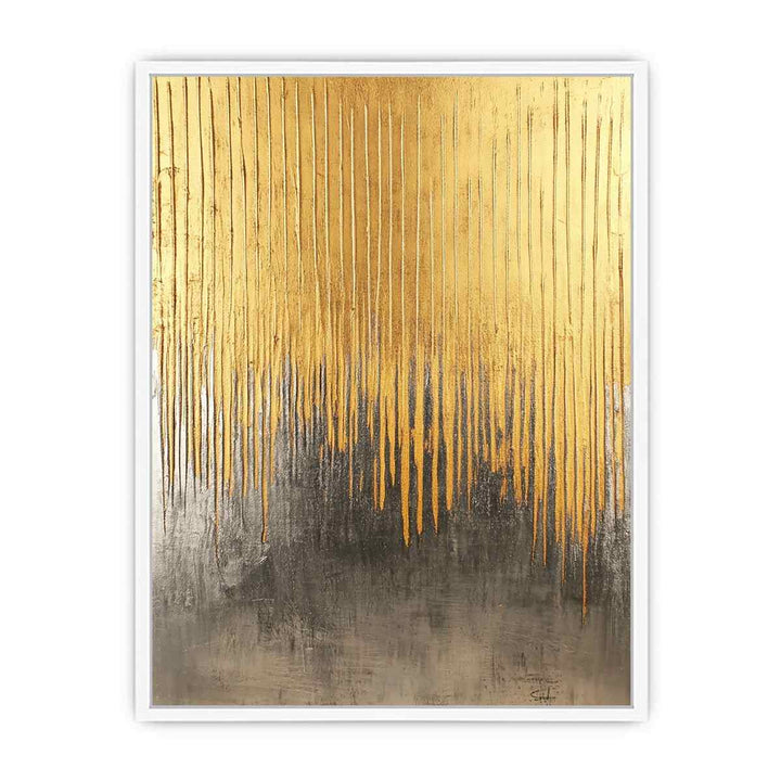 Gold Foil Canvas Painting 