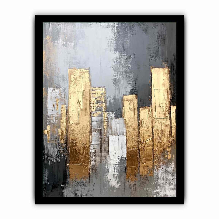 Skyscrapers Canvas Painting 