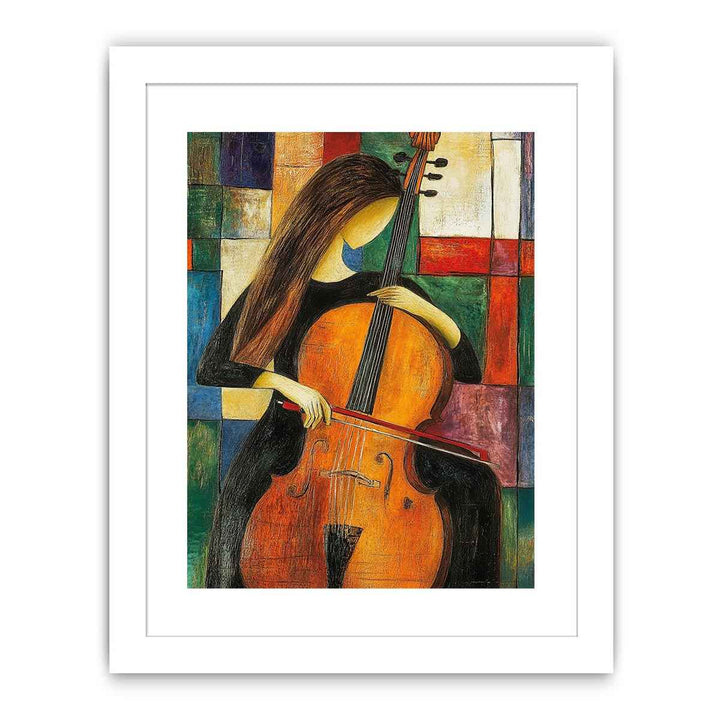 Cello Canvas Painting 