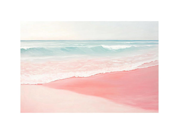 Pink Beach I Oil Painting 