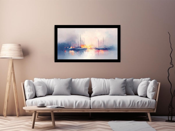 Harbour Canvas Painting 