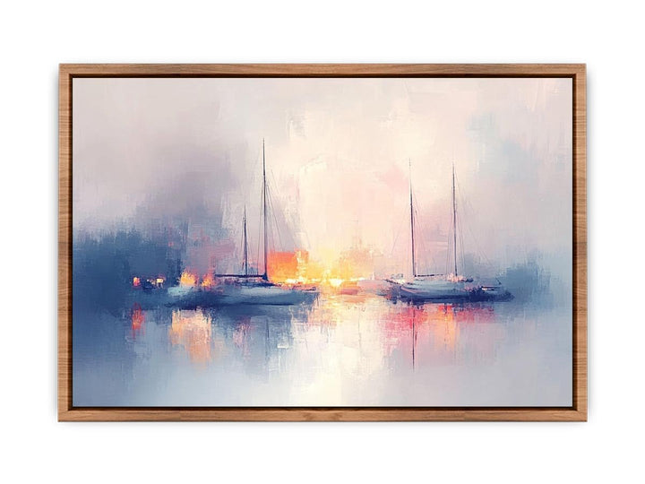 Harbour Canvas Painting 