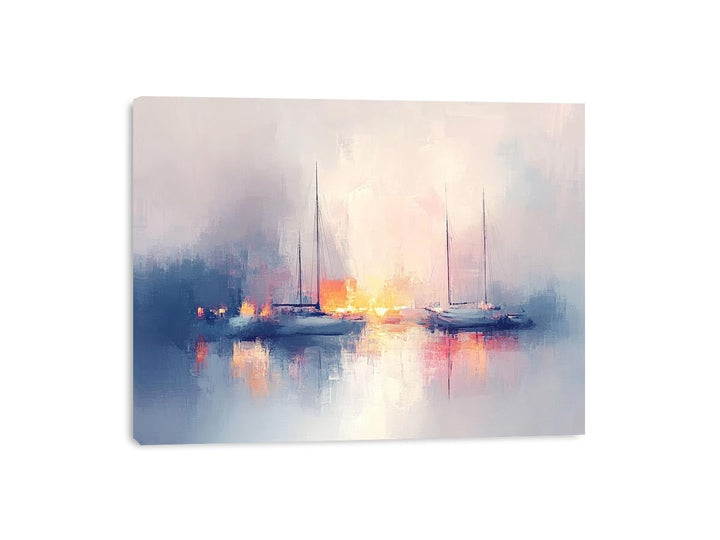 Harbour Canvas Painting 