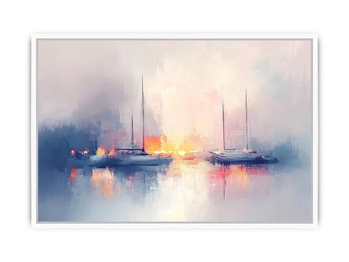 Harbour Canvas Painting 