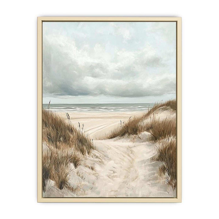 Beach Path IV Canvas Painting 