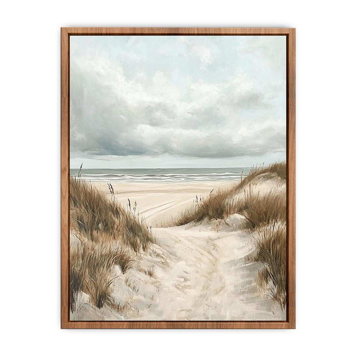 Beach Path IV Canvas Painting 