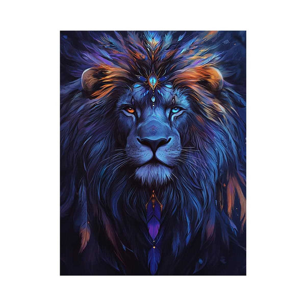 Magestic Lion II Oil Painting 